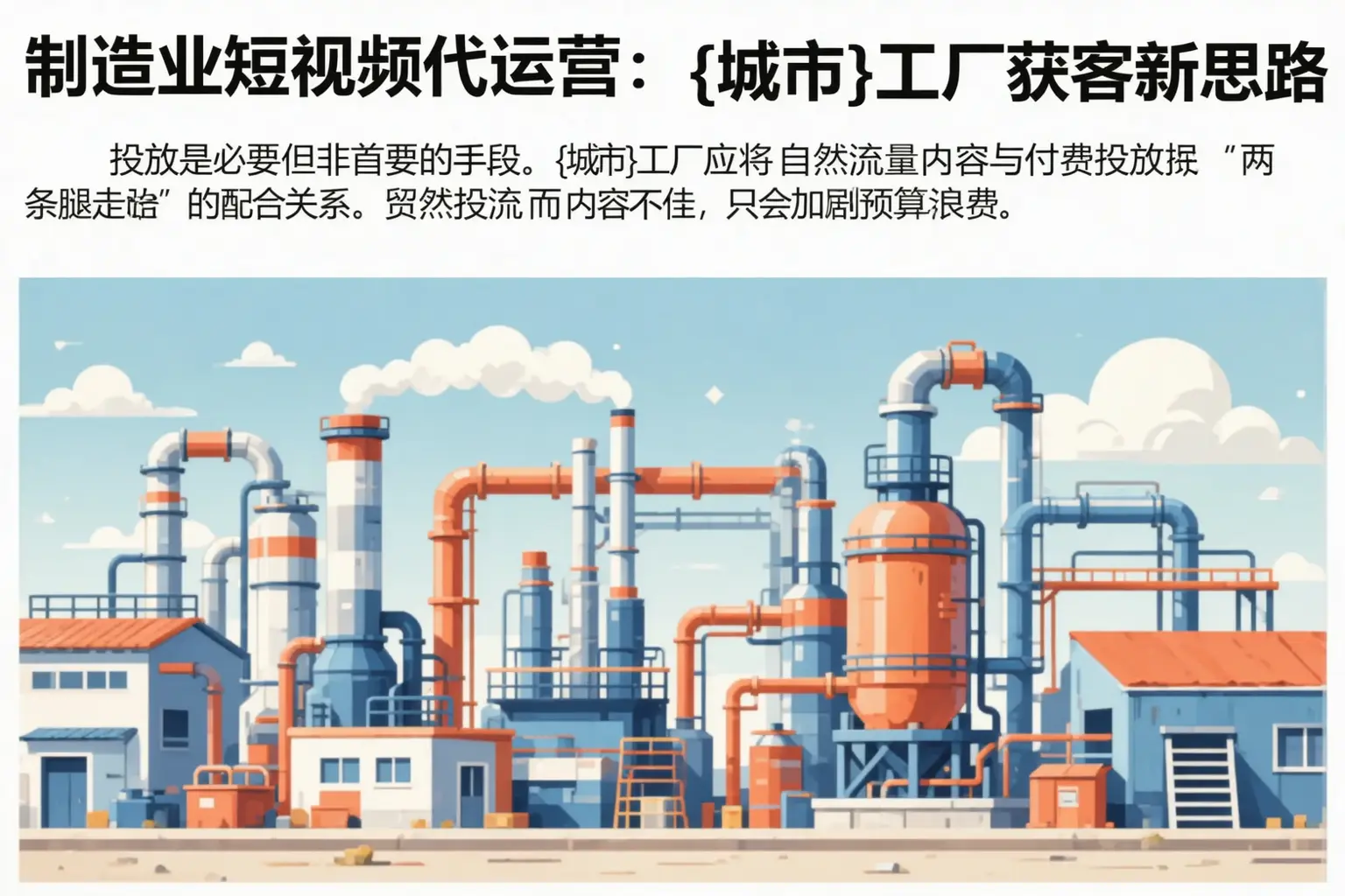 制造业短视频代运营：鞍山工厂获客新思路