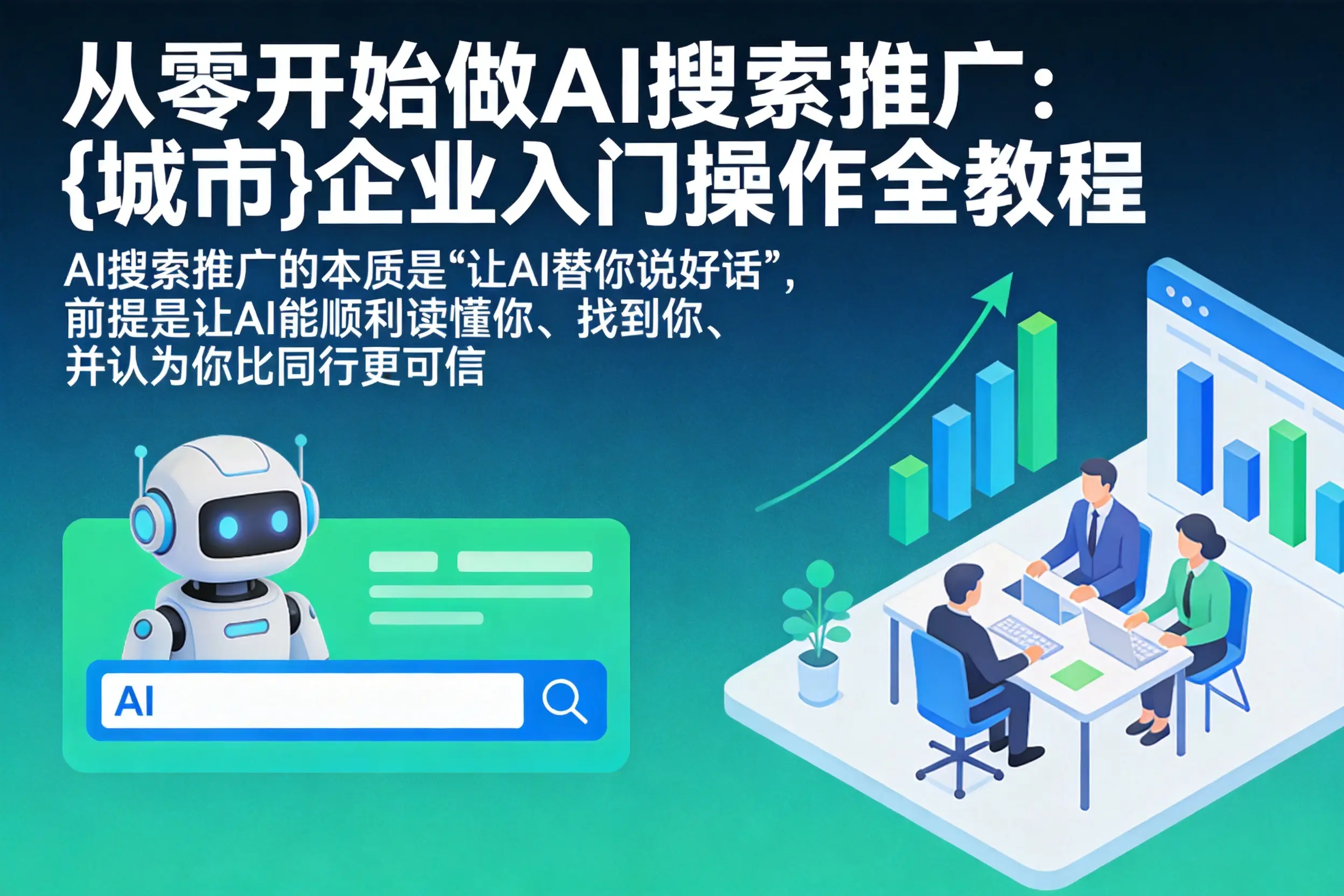 从零开始做AI搜索推广：鞍山企业入门操作全教程