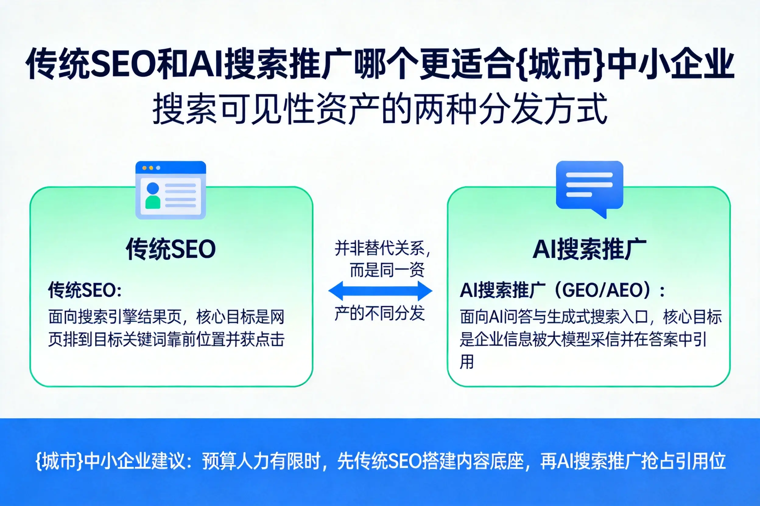 传统SEO和AI搜索推广哪个更适合鞍山中小企业