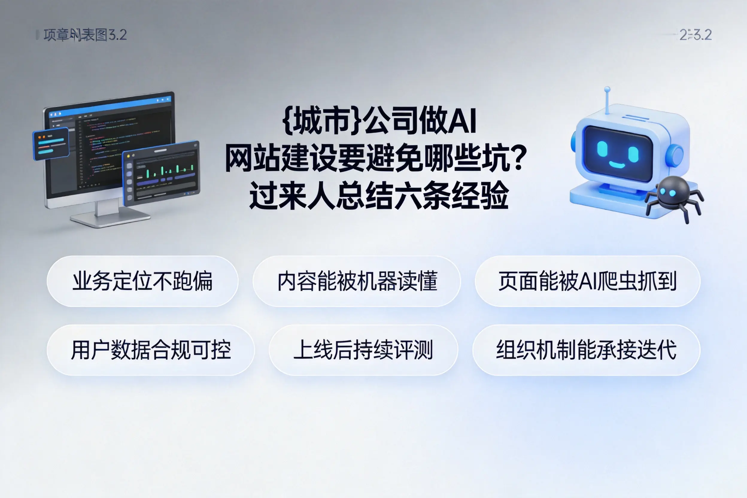 鞍山公司做AI网站建设要避免哪些坑？过来人总结六条经验