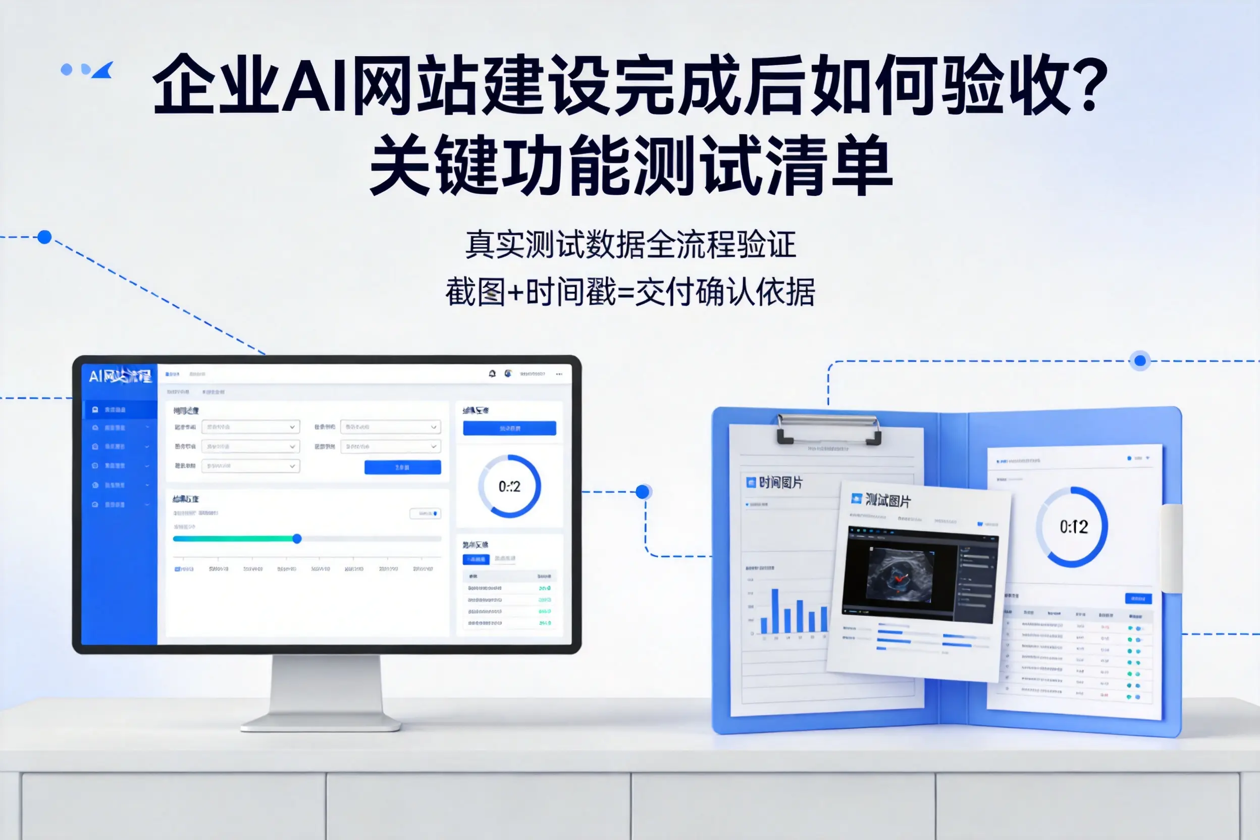 鞍山企业AI网站建设完成后如何验收？关键功能测试清单
