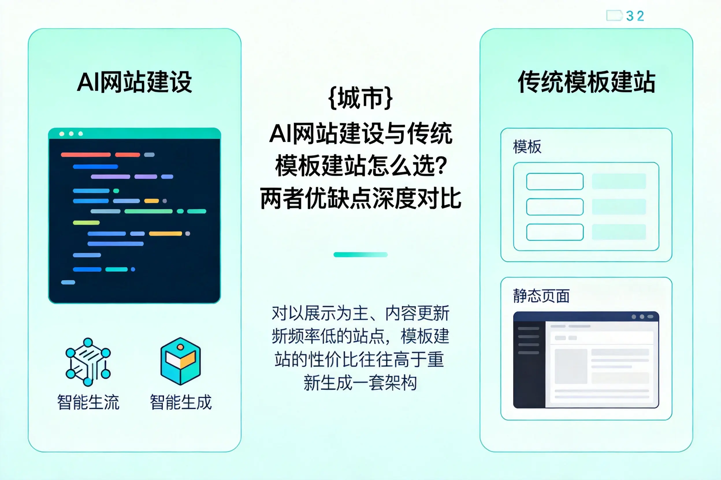 鞍山AI网站建设与传统模板建站怎么选?两者优缺点深度对比