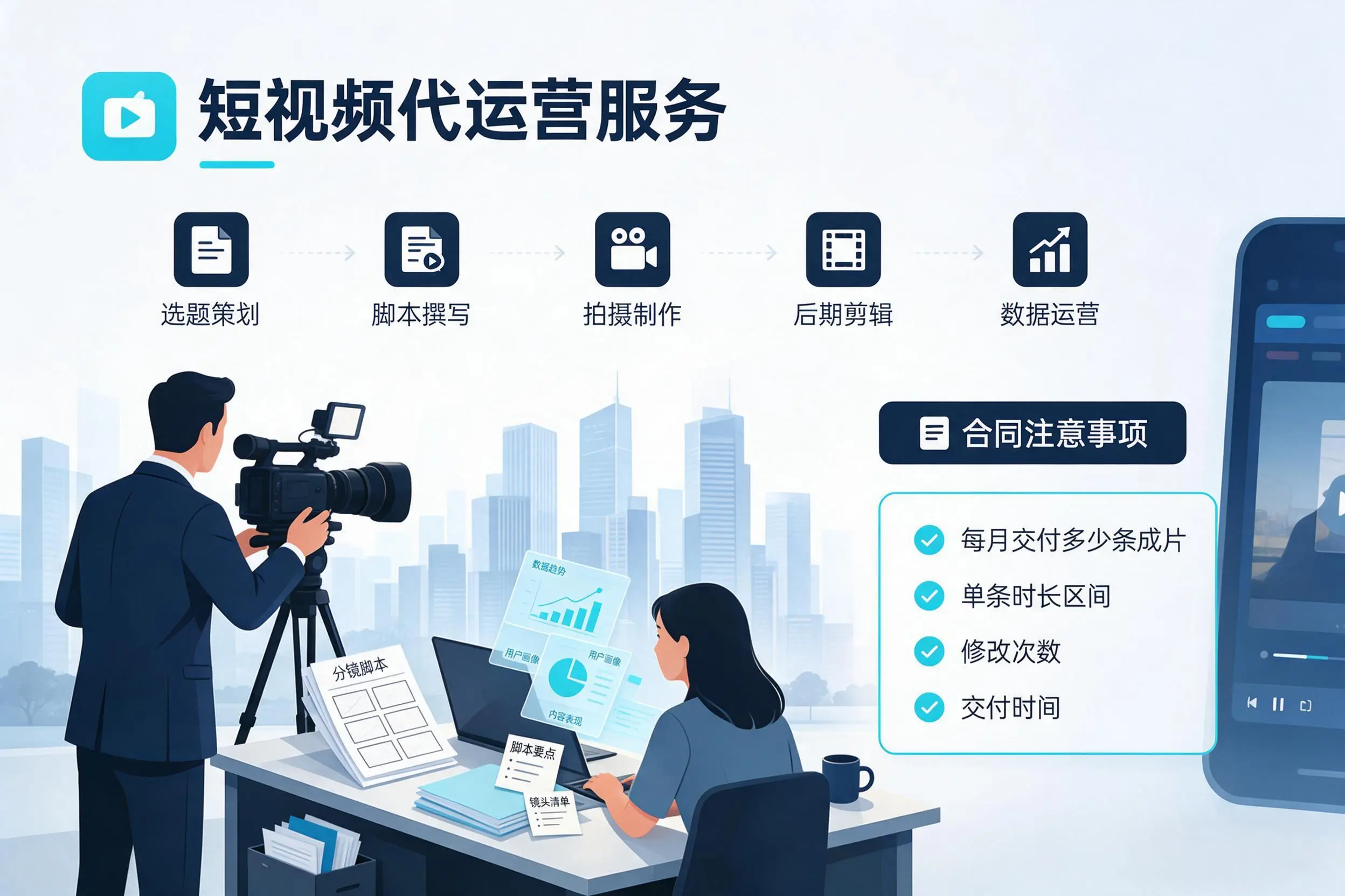 短视频代运营包含哪些服务?鞍山企业常见问题科普