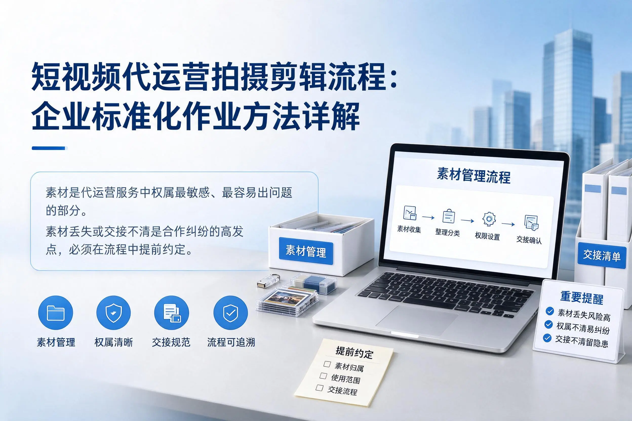 短视频代运营拍摄剪辑流程：鞍山企业标准化作业方法详解
